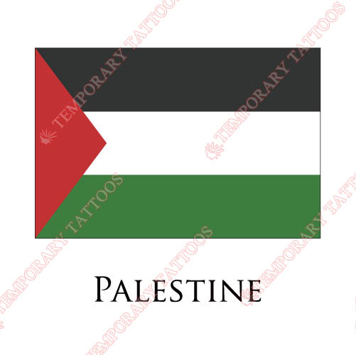 Palestine flag Customize Temporary Tattoos Stickers NO.1953